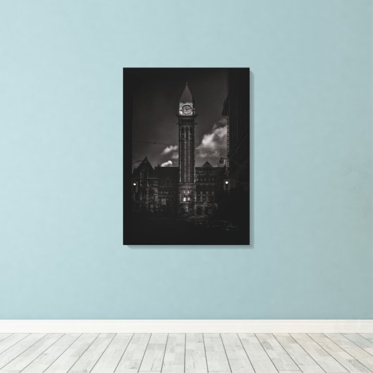 Oude stadhuis nr. 5 canvas afdruk (Insitu (Houten vloer))