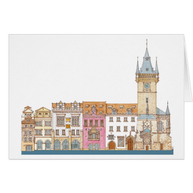 Oude stadhuis. Prague Czech (Voorkant Horizontaal)
