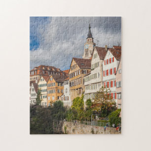 Oude stadsgebouwen Duitsland Legpuzzel