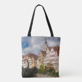 Oude stadsgebouwen | Duitsland Tote Bag (Achterkant)