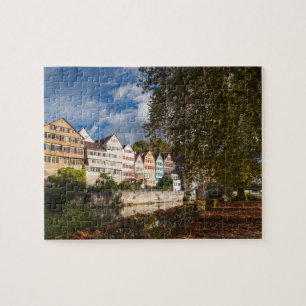 Oude stadsgebouwen Tubingen Legpuzzel