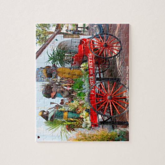 Oude stadsmarkt San Diego Legpuzzel (Verticaal)