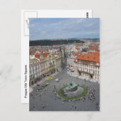Oude Stadsplein, Praag Briefkaart (Voorkant / Achterkant)