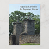 Oude Stadspoorten Historisch St Augustine FL Briefkaart (Voorkant)