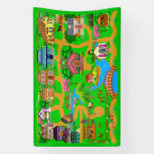 Oude stadswegen voor auto's 2 1/2' x 4' spandoek (Verticaal)