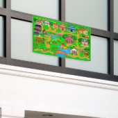 Oude stadswegen voor auto's 2 1/2' x 4' spandoek (Buitenkant Gebouw)