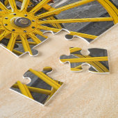 Oude Stagecoach Texas, kerstcadeautjes Legpuzzel (Zijkant)