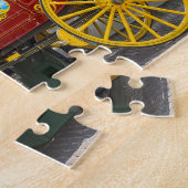 Oude Stagecoach Texas Legpuzzel (Zijkant)