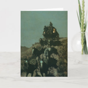 Oude Stagecoach van Remington van de Vlaktes Kaart