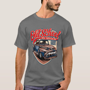 Oude Stalen Vintage 1932 Vrachtwagen T-shirt