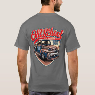 Oude Stalen Vintage 1932 Vrachtwagen T-shirt