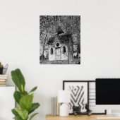Oude stapelkapel poster (Thuiskantoor)
