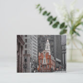 Oude State House Boston Briefkaart (Staand voorkant)