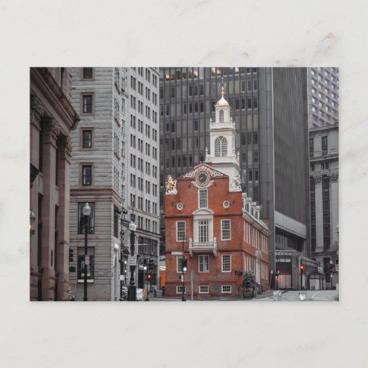 Oude State House Boston Briefkaart (Voorkant)