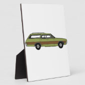 oude stationwagen fotoplaat (Zijkant)