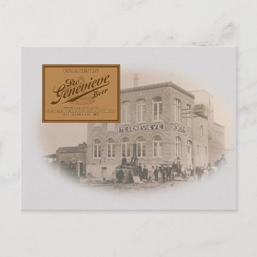 Oude Ste. Genevieve Brewery Briefkaart (Voorkant)