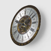 Oude steampunk antieke curiositeit ronde klok (Hoek)