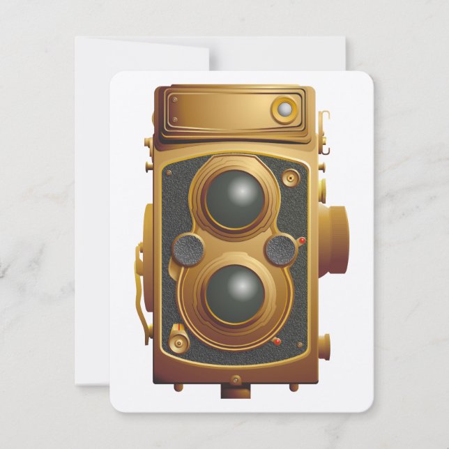 Oude Steampunk-camera (Voorkant)