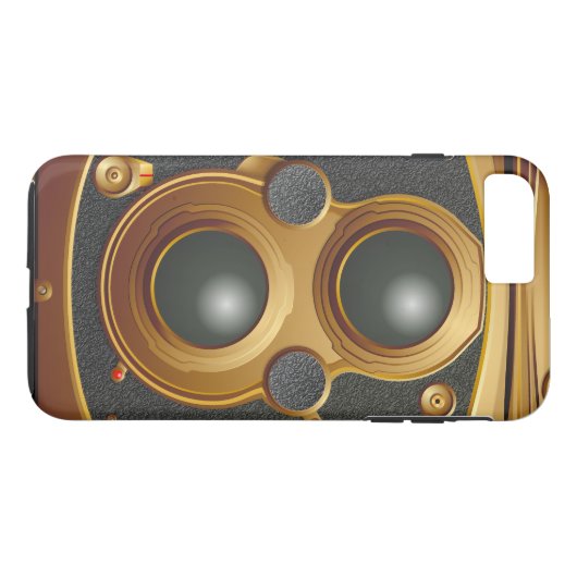 Oude Steampunk Camera Case-Mate iPhone Case (Achterkant (Horizontaal))