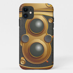 Oude Steampunk-camera iPhone 11 Hoesje