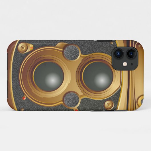 Oude Steampunk-camera Case-Mate iPhone Case (Achterkant (horizontaal))