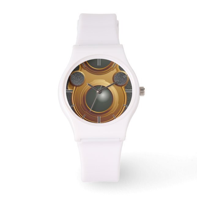 Oude Steampunk-camera Horloge (Voorkant)