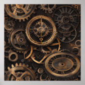 Oude Steampunk Poster (Voorkant)
