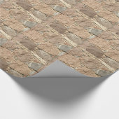 oude steen cadeaupapier (Hoek)