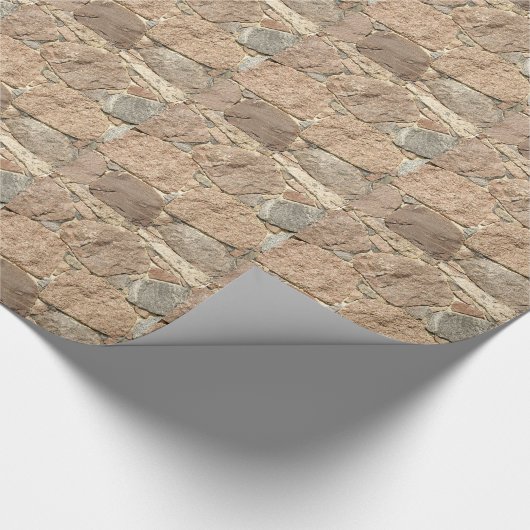 oude steen cadeaupapier (Hoek)