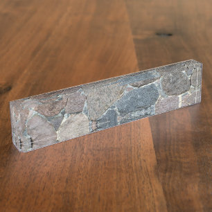 oude steen naambordje