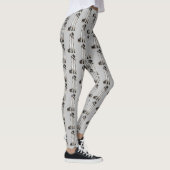 Oude steenkolommen op grijs leggings (Rechts)