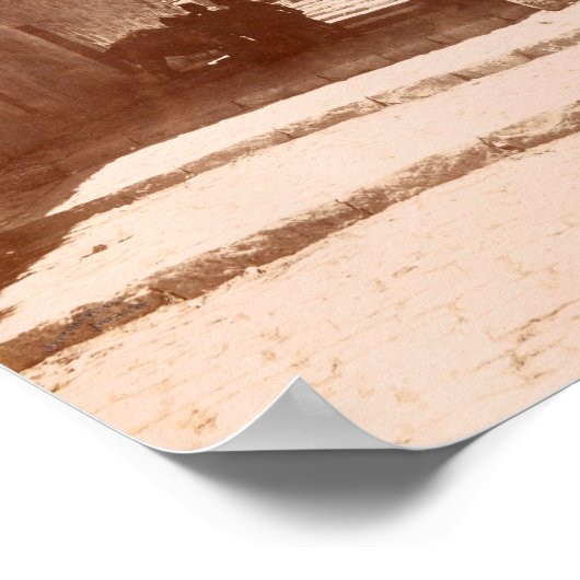 Oude steenkool in Jeruzalem Poster (Hoek)