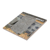 Oude steenkruisen in Armenië Tegeltje (Zijkant)