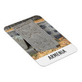 Oude steenkruisen (khachkars) in Armenië Magneet (Rechterzijde)