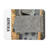 Oude steenkruisen (khachkars) in Armenië Magneet (Horizontaal)