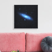 Oude stellaire populatie van het Andromeda Melkweg Canvas Afdruk (Insitu (Woonkamer))