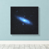 Oude stellaire populatie van het Andromeda Melkweg Canvas Afdruk (Insitu (Houten vloer))