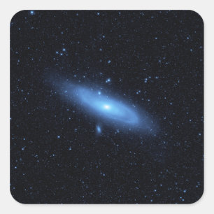 Oude stellaire populatie van het Andromeda Melkweg Vierkante Sticker