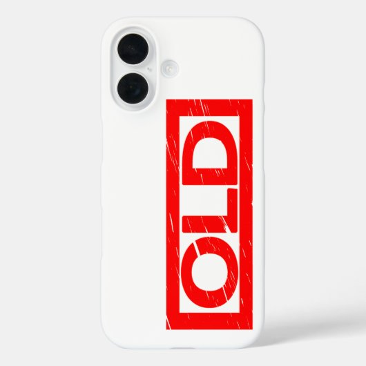 Oude stempel Case-Mate iPhone case (Achterkant)