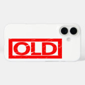 Oude stempel Case-Mate iPhone case (Achterkant (horizontaal))