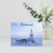 Oude stenen kerk Kugaaruk Nunavut Canada Briefkaart (Staand voorkant)