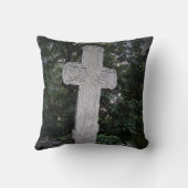 Oude Stenen Kruis Foto Kussen (Achterkant)