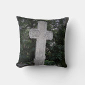 Oude Stenen Kruis Foto Kussen (Voorkant)