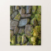 Oude stenen muur legpuzzel (Verticaal)