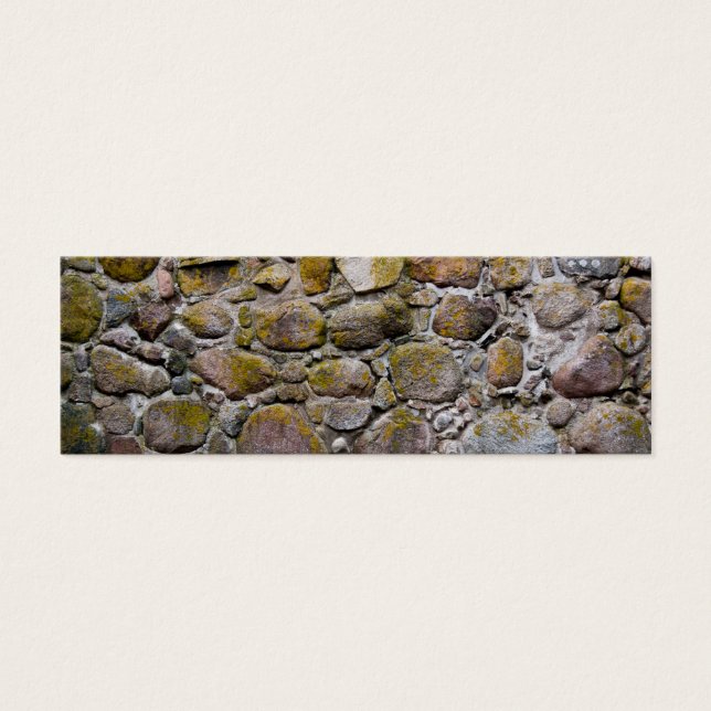 Oude stenen muur mini visitekaartjes (Voorkant)