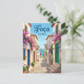 Oude Stenen Steeg, Foça Turkije Briefkaart (Staand voorkant)