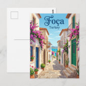 Oude Stenen Steeg, Foça Turkije Briefkaart (Voorkant / Achterkant)