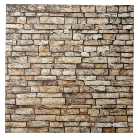Oude stenen wandtextuur tegeltje (Voorkant)