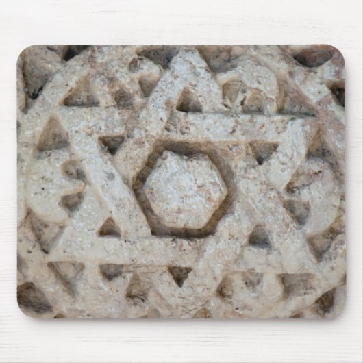 Oude Ster van David snijwerk, Israël Muismat (Voorkant)