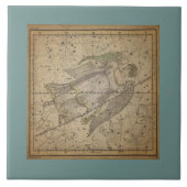 Oude ster van Virgo de Maan Tegeltje (Voorkant)